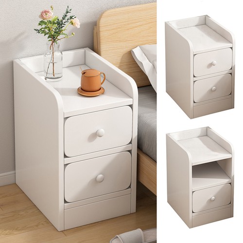 Small bedside table white - table,