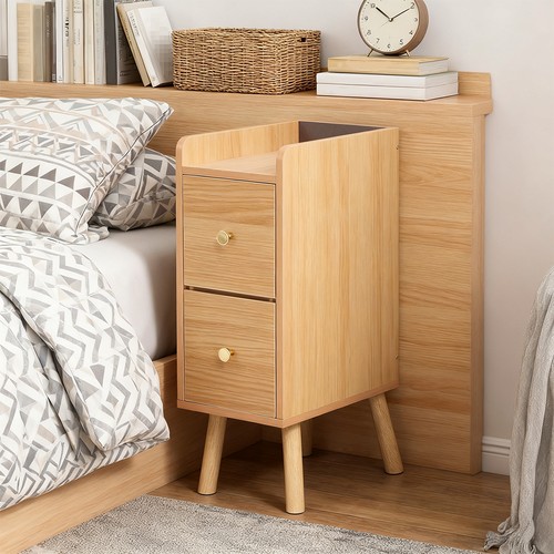 Slim narrow wood - narrow, bedside