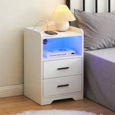 LED Light Bedside Table