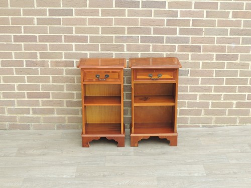 Pair compact bedside tables - of,