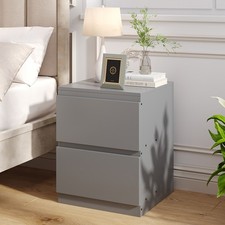2 Drawer Wooden Bedside Table