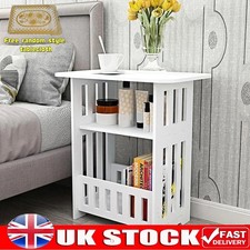 White Small Bedside Table