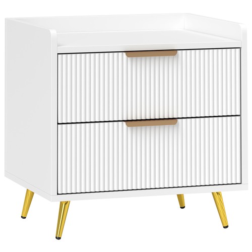 Homcom bedside table with - homcom, 2