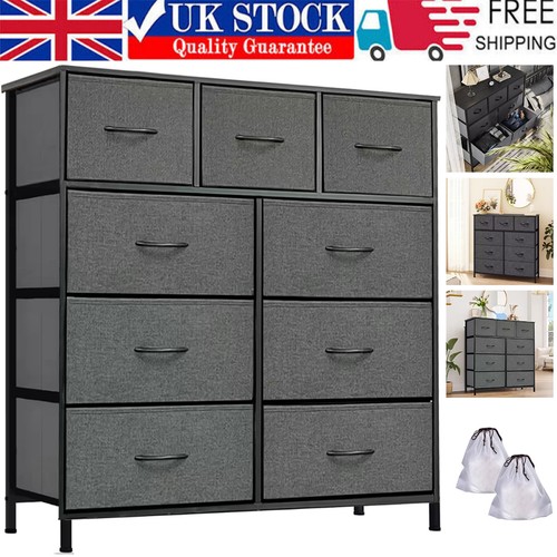 Fabric chest drawers 9 - chest,