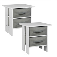 2PCS Bedside Table Drawer